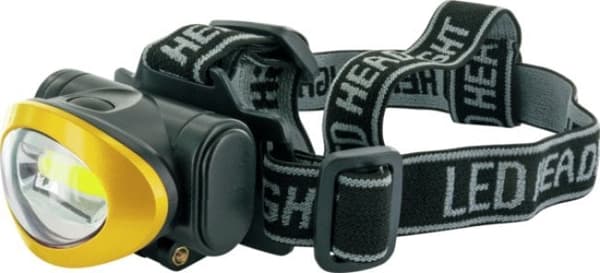 Schwaiger 120 lumenin LED-kohdevalo, musta/keltainen