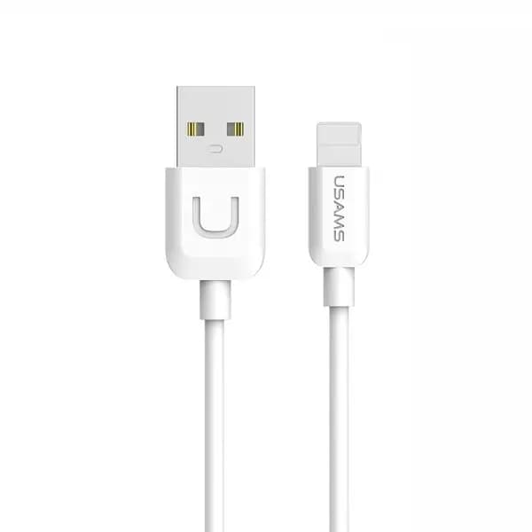 USAMS KABEL U-TURN LIGHTNING 2A 1M VIT
