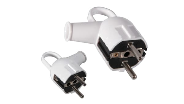 Pawbol Rak stickpropp med 16A 250V UNISCHUKO WT-16 vit (D.3101N)