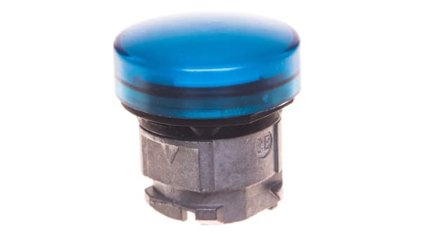 Signallamphuvud 22mm blå ZB4BV063