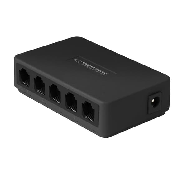 ESPERANZA 5-PORTTINEN ETHERNET-KYTKIN 10/100 FLUX