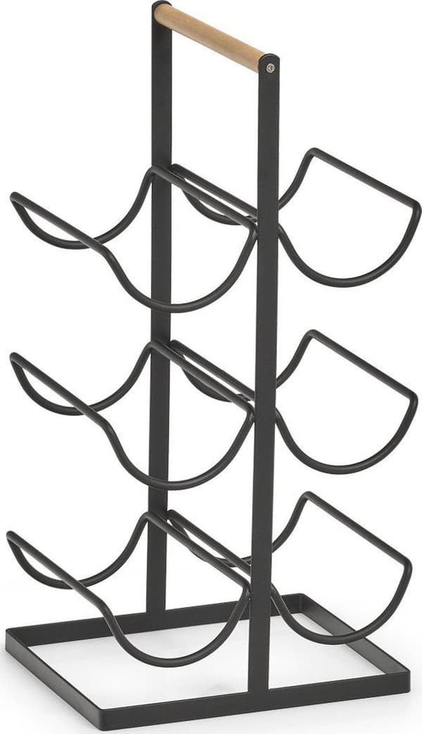 Metal vinreol, 6-eget, 46 cm, ZELLER