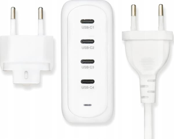 HI5 Oplader 135W PD ADAPTER 4X USB-C 100W MAX PÅ ÉN PORT