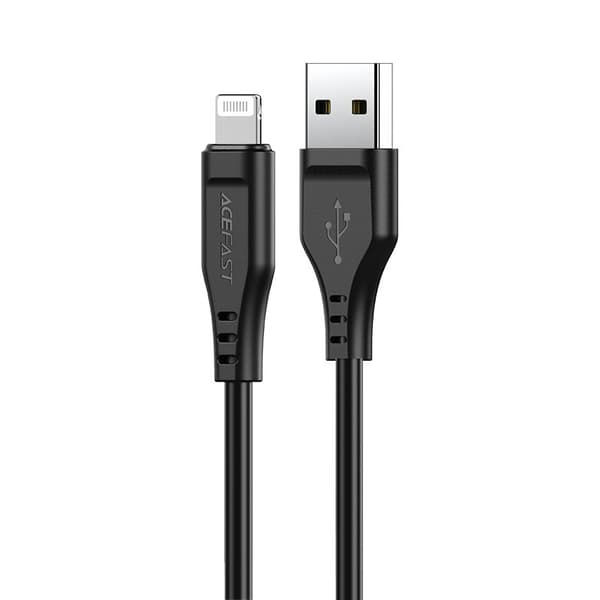 ACEFAST USB A till Lightning-kabel MFi 2,4A C3-02 1,2 m svart