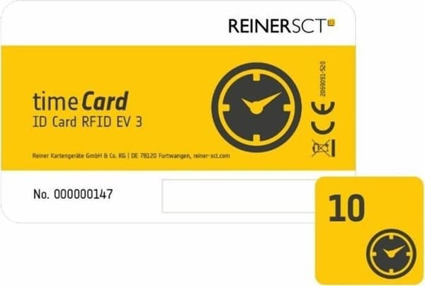 REINER SCT Chipkarten 10 DES timeCard ev3