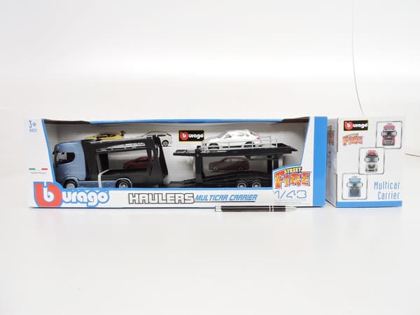 *BBURAGO METAL., 1:43, MULTICAR, SCANIA + PORSCHE