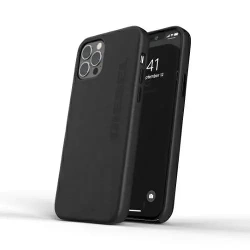 Diesel DIESEL STØBT PREMIUM LÆDER COVER IPHONE 12 PRO MAX SORT standard