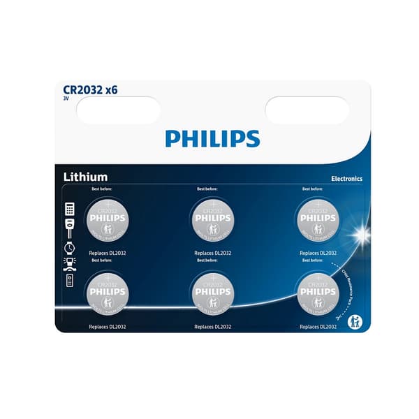 Litium Nappiparisto Philips CR2032