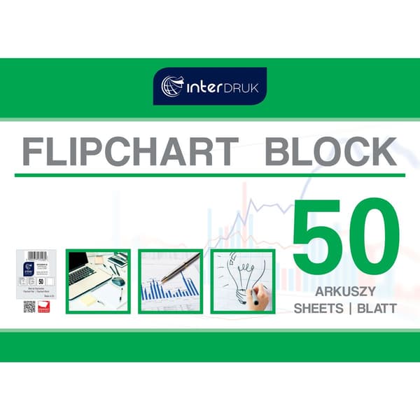 Blädderblock 64x100cm 50 ark INTERPRINT
