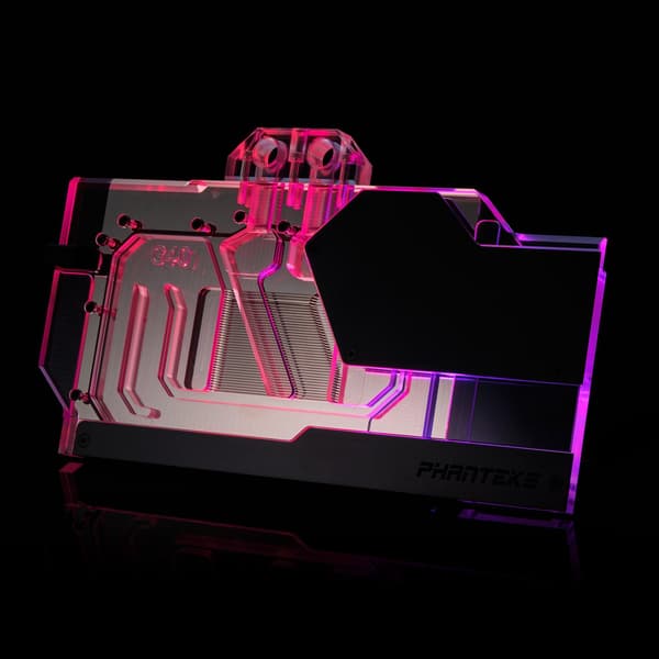 PHANTEKS Glacier G40 RTX 4090 vandblok med bagplade til MSI, D-RGB - Sort