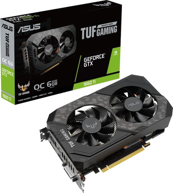 Grafiikkakortti Asus Gaming GeForce® GTX 1660 Ti EVO OC Edition