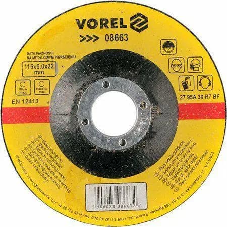 METAL SLIBESKIVE 115X6.0X22