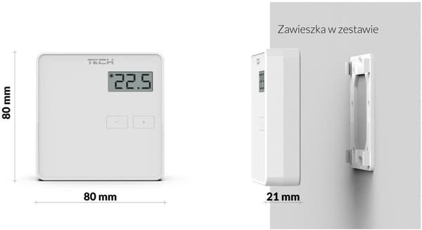 Tech Controller ST-294V2 huoneen langaton kaksitilainen valkoinen