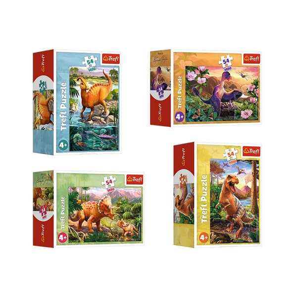 Pussel 54 mini Fantastiska dinosaurier 1 TREFL