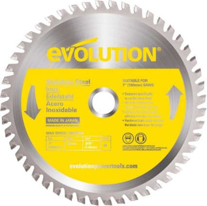 Evolution TCT Vidia sav til skæring af rustfrit stål 180mm 48z (EVO-180-48-SN)