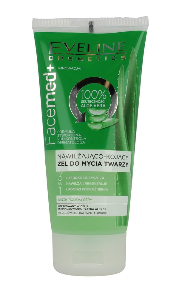 Eveline Kasvojenpesugeeli Facemed+ Aloe Vera 150ml