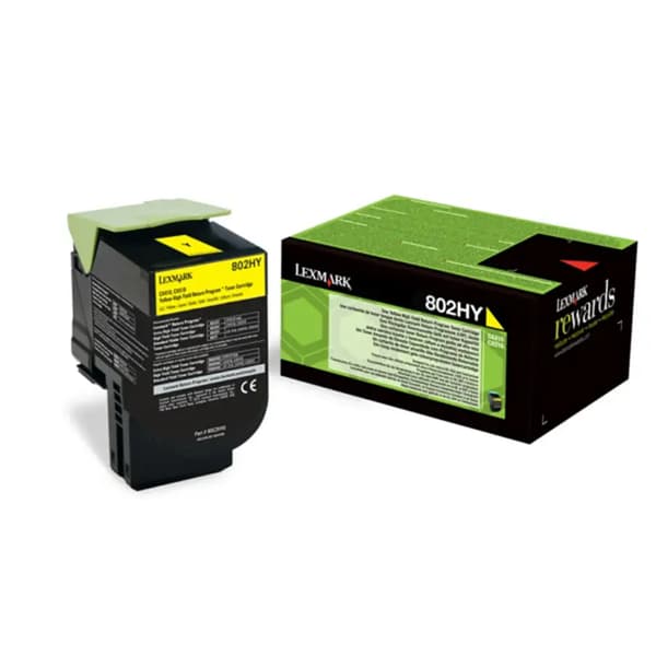 Lexmark - keltainen - alkuperäinen - värikasetti