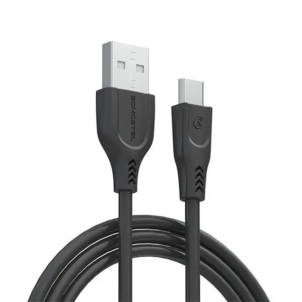 Kabel USB Somostel USB-A - USB-C 1 m Sort (25712)