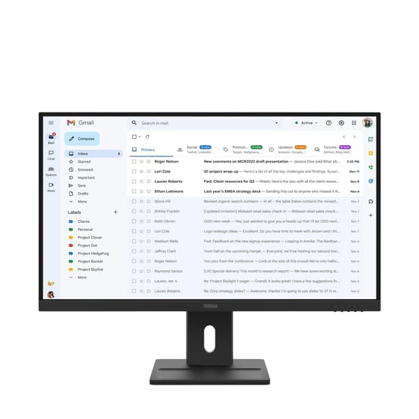 LENOVO ThinkVision E27-40 27 tuuman IPS FHD 16:9 100 Hz 300 cd/m2 4 ms HDMI DP VGA