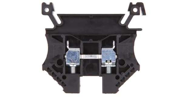 2-leder skinneforbinder 4mm2 sort EURO 43409BK