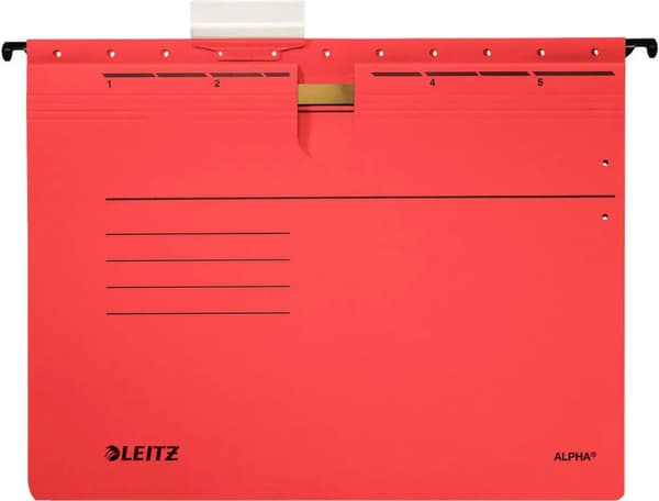 Leitz Hängmapp Alpha, A4, röd (19840025)