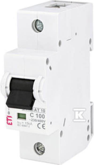 Adapterafbryder 1P C 100A 10kA AC ETIMAT10 002131732