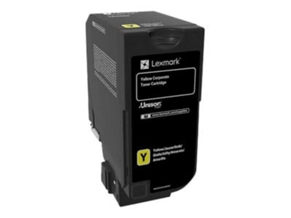 LEXMARK 74C20YE toner gul