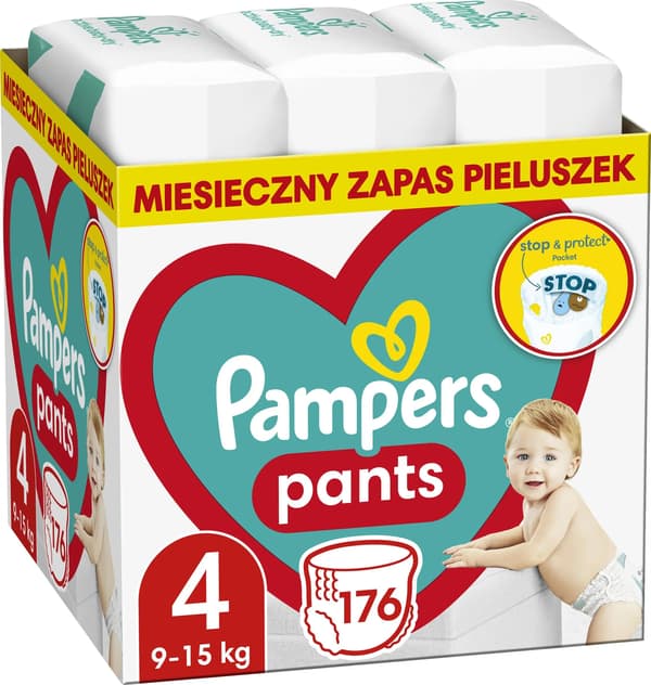 PAMPERS Vaipat MTH Koko 4, 9-15kg, 176kpl