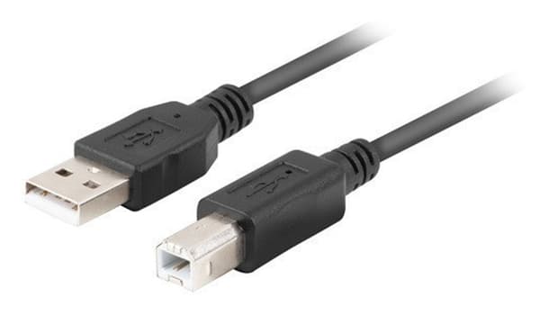 LANBERG USB 3 m skrivarkabel AM-BM 2.0 FERRYT BOX LANBERG Svart