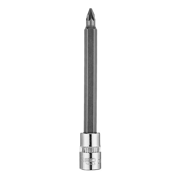 Skruetrækkerende PZ1 på hætte 1/4\", længde, 87 mm