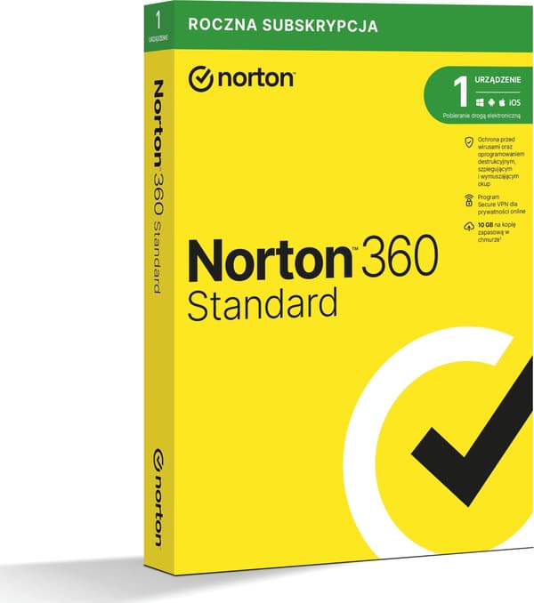 Norton 360 Standard - bokspakke (1 år)