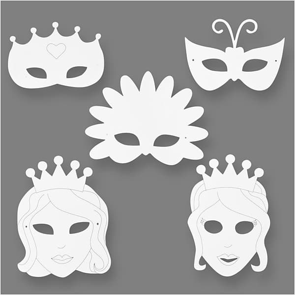 Eventyr Papirmasker 16 stk.