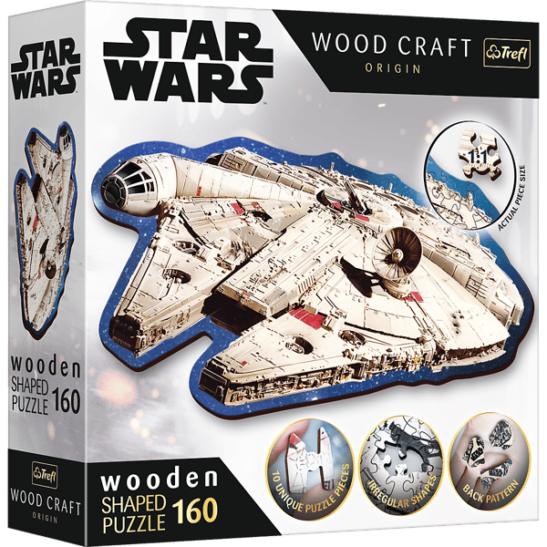 160EL PUZZLE PUU KÄSITYÖ FALCON MILLENIUM PU