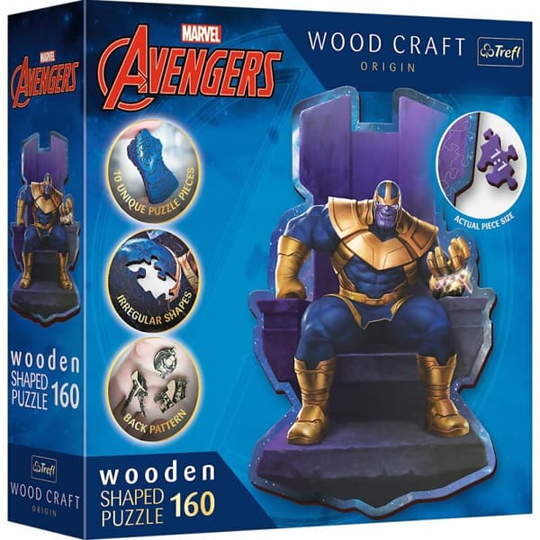 160EL PUZZLE TRÆHÅNDVÆRK THANOS PÅ TRONEN