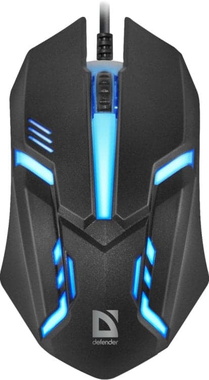 Defender Mus Kablet Mus Defender HIT MB-550 1600dpi 3P sort 7 farver