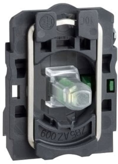 Harmony XB5 Knappkropp vit LED 24V 1S+1Ö ZB5AW0B11