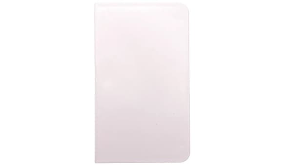 PK-kanal endedæksel 90x55mm cremefarvet 8401