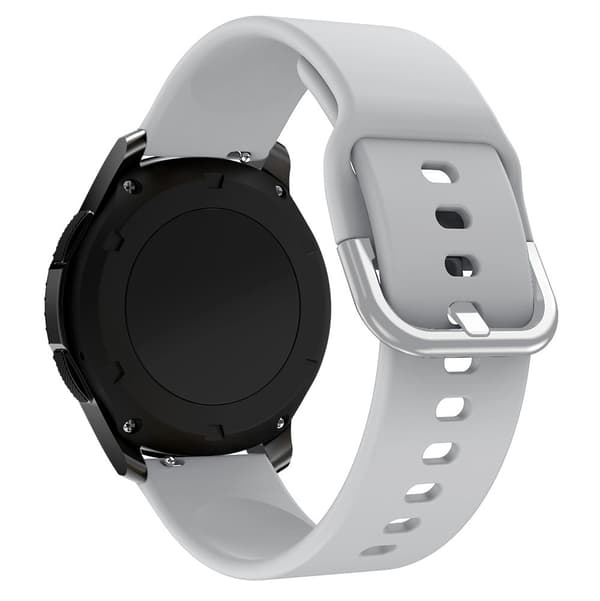 Silikonebånd TYS Band til Samsung Galaxy Watch 45 / 46 / 47 mm - grå