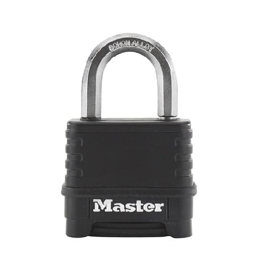 Master Lock Kombinationslås Zink 56mm sort M178EURDLF