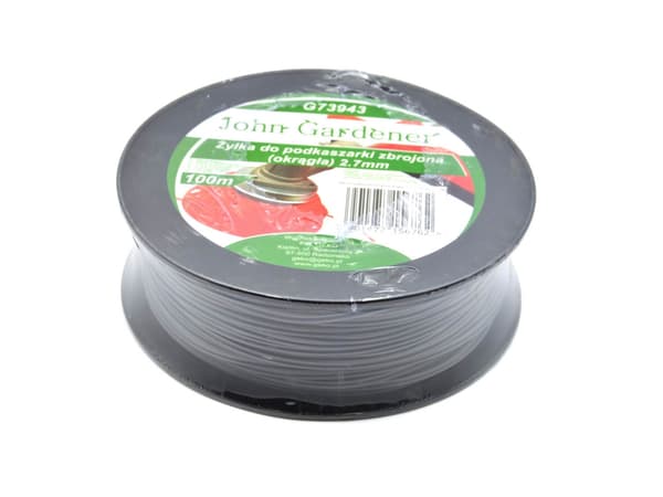 Förstärkt trimmerlina (rund) 2,7mmx100m (20)