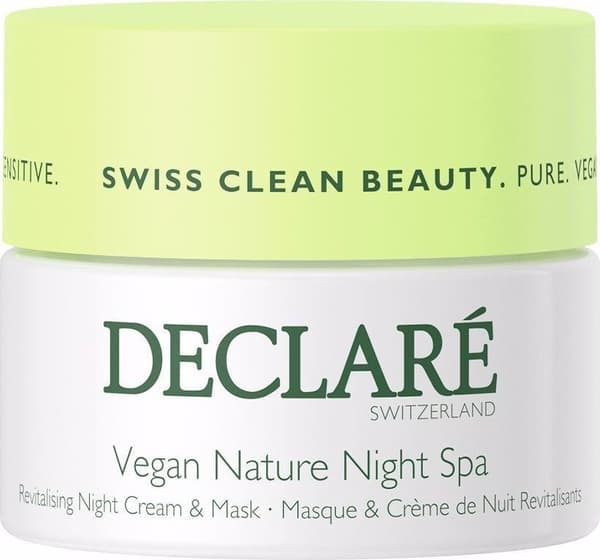 Elvyttävä voidenaamio Vegan Nature Night Spa Declaré (50 ml)