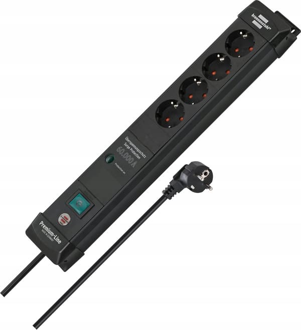 Brennenstuhl Premium Line UESS 4x sort*DE*