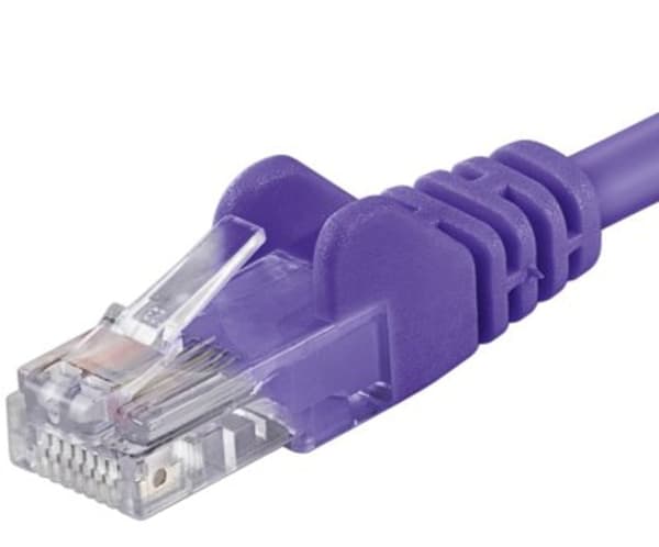 PremiumCord Patchkabel UTP RJ45-RJ45 CAT6 2m lilla