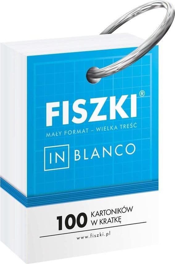 Tomme flashcards. 100 kort i ternet æske