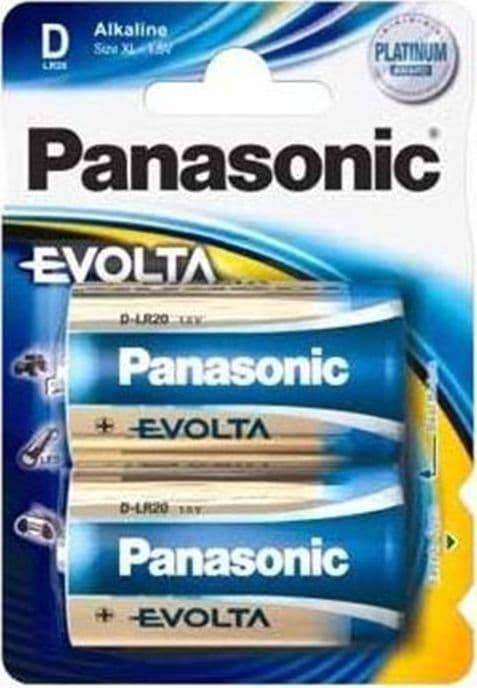 Panasonic Batteri D/R20 2 stk.
