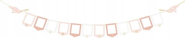 Guirlande til billeder - Stork, 10,5x15 cm, mix