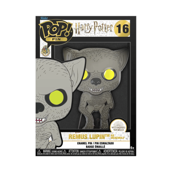 Harry Potter Remus Lupin Stor Emalje POP Nål 10cm