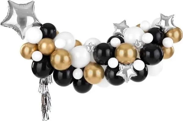PartyDeco Ballon guirlande stjerner 167x135cm