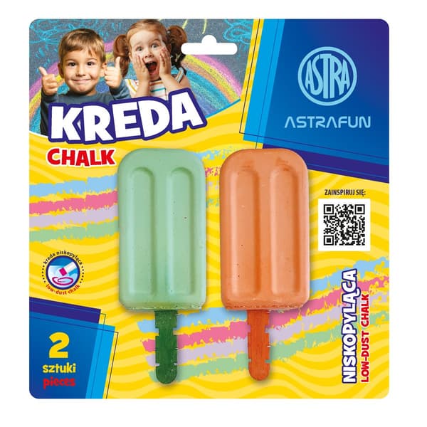 Kridt Is Sjov 2 stk ASTRA