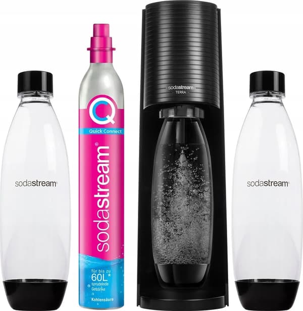 Soodakone sodastream Terra Black Machine